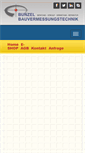 Mobile Screenshot of bauvermessungstechnik.de